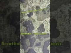 Τεφλόν αναπνεύσιμο νάυλον υφάσματος 400T 20Dx20D 45gsm 150cm 100% Microfiber