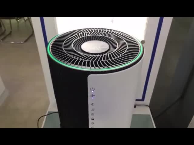 107W Commercial Hepa Air Purifier 660m3/h 254nm UVC Hotel Room