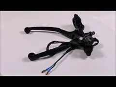 Цвет аксессуаров украшения мотоцикла рычага Handlebar вторичного рынка стальной материальный черный video