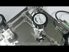 Нержавеющая сталь поставки газа системы панели регулятора перестроения давления AFK коллекторная video