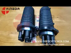 Закрытие Поляк Маунт соединения оптического волокна 96 сердечников горизонтальное, распределительная коробка оптического волокна video