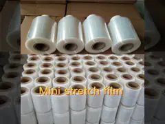 Customized 72cm Width 23mic Pe Strech Anti Uv Pe Bale Silage Stretch Film White Color video