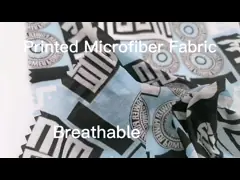 Ткань 100% Microfiber нейлона 30Dx30D 50gsm 150cm делает Breathable водостойким video