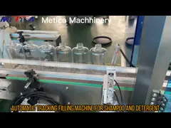 Hand Sanitizer Shampoo Bottle Tracking Filling Machine Servo Motor Driven
