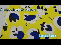 PU покрыл 100% полиэстер GSM 60Dx60D ткани 220 куртки зимы Windproof video