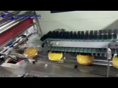 Горизонтальная машина упаковки подушки лапшей быстрого приготовления для хлеба печенья video