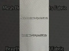Mesh Breathable Sports Fabric 100% Polyester 100gsm