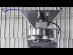 Весить управление PLC машины упаковки 330ml мешка еды закуски заполняя 60HZ video