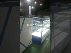 Аксессуары телефона дизайна мономера показывают дисплей витрины сотового телефона СИД T4 video