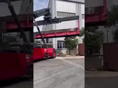 45 Ton Load CUMMINS QSM11-330 Container Reach Stacker For Wharf / Port