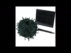 Солнечная строка рождества освещает синь части свадьбы 600 садов СИД красочную video