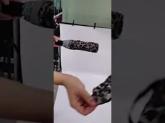 Автоматические открытые ручные зонтик печати леопарда конца 3 складывая с валом металла 8mm video