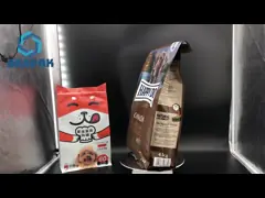 Бортовая застежка-молния Gusset загерметизировала сумки корма для животных упаковывая с плоским дном video