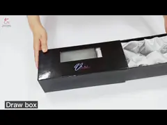 Cardboard Hair Extension Packaging Boxes CMYK Eco Friendy