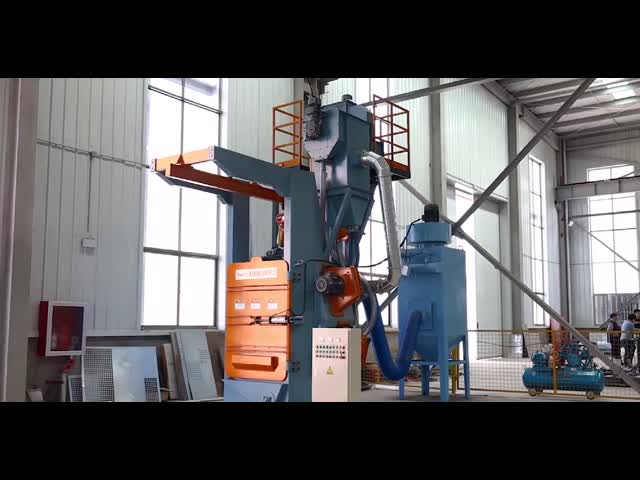 Double Hook Shot Blasting Machine For Castings And Forged Parts