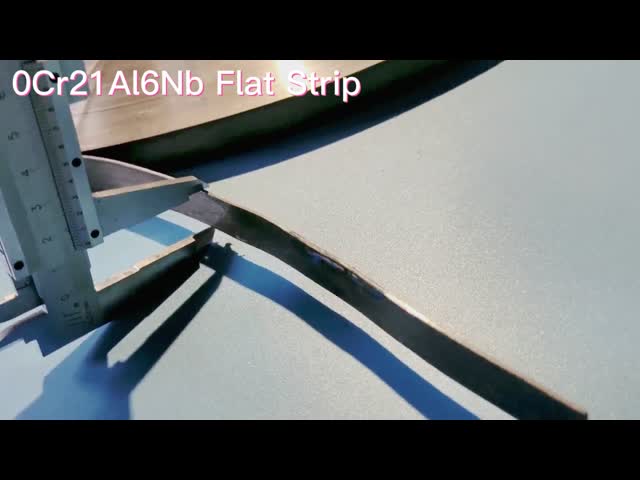 плоский нагревающий элемент металла прокладки 0Cr21Al6Nb для бытовых приборов видео