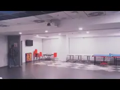 SONO 알루미늄 프레임 매달린 파티션 벽, 열 수 있는 나무 파티션 홀