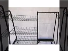 15kg/полка шарика рэгби шкафа хранения спортивного инвентаря слоя с колесами video