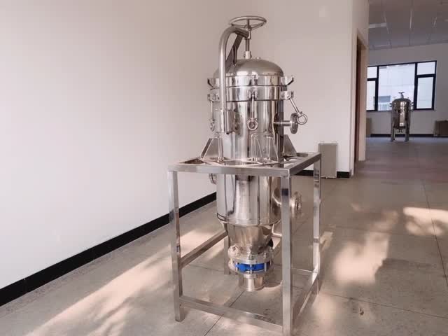 High Efficiency Plate Bleaching Vertical Pressure Leaf Filter