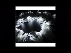 Благодарение вися белизну СИД 220V светов сосульки СИД на открытом воздухе 800 теплую video