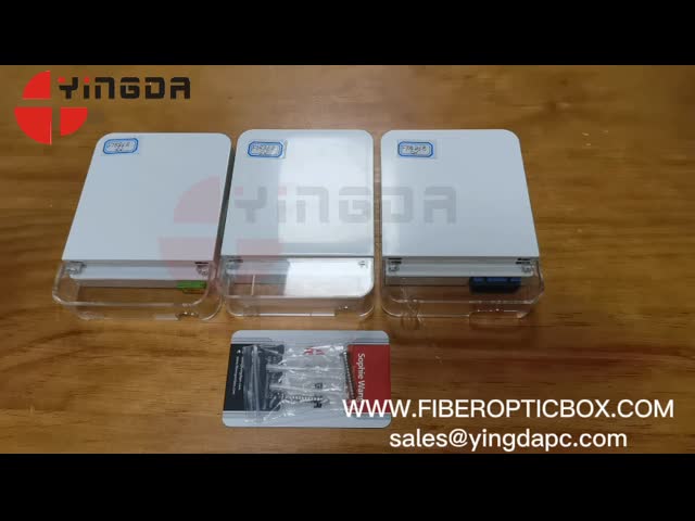 Коробка Маунта стены 2 волокон терминальной коробки 2 сети разъемов SC сердечников оптически видео