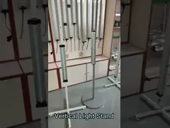 Вертикальные горизонтальные EDK регулируемые растут светлая стойка света завода RHOS стойки video