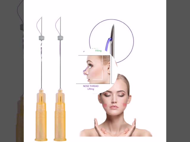 Korea Pdo Medical Suture Face PDO Thread Lift Pcl Sharp 26G 27G Gauge