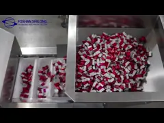 Завалка сумки конфеты хлопка автоматическая и герметизируя минута 0.65Mpa машины 2.5L 0.8m3/ video