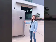 Компрессор 10m2 100kg SUS304 Bizter машины замораживания овощей корня более сухой video