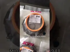 60*75*9 Hydraulic Cylinder Rod Seal Oil Resistance TPU White