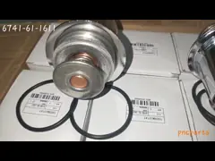 6741-61-1611 Excavator Spare Parts Thermostat For PC300-8 6745-61-1111 D65EX-16 6D114E video