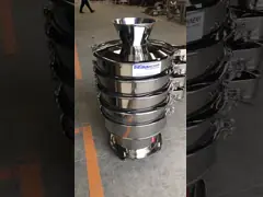 Многофункциональная промышленная сифровальщица порошка Vibro Сифровальщик для отделения твердых отходов video