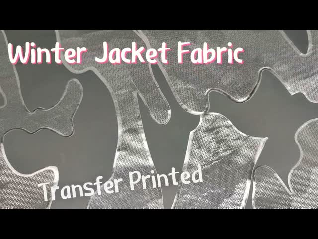 Silver Foiled Winter Jacket Fabric 160 Gsm 90DX90D 150CM Waterproof video
