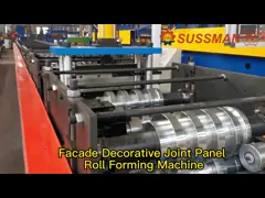 Крен плакирования панели стены скольжения фасада металла 7.5KW формируя машину video