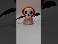 Хеллоуин говоря трясущ записывая заполненную игрушку говоря задний призрак 20cm video