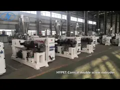Хорошее качество ПВХ прозрачный мягкий твердый ПВХ гранулы гуранулы параллельные двойные винтовые экструдеры HYPS93/38 по хорошей цене video