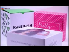 4C возместило Paperboard CMYK пинка 157gsm коробок подарка упаковывая для одежд video