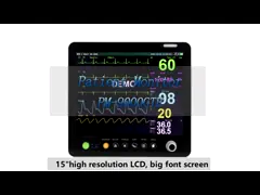 Multi монитор ухода за пациентом экрана касания монитора показателей жизненно важных функций параметра 100VAC-240VAC video