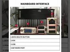 случай сервера материнской платы 8gpu шасси машины Miningcase gpu машины минирования 8 ethereum с экраном и электропитанием 2500w video