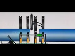 4 Clamps Fusion Welding Machine For HDPE Pipe 63mm To 160mm