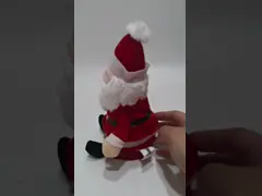 Recording Repeating Plush Santa Clause Soft 21 Cm