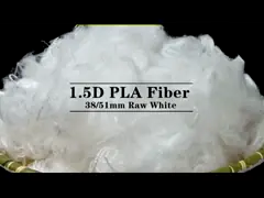 Волокно 100% PLA сокращения Polylactic кисловочное Biodegradable для бумажный делать video