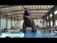 Inflatable Christmas Dinosaur Fire Proof Inflatable Dragon Toy Dinosaur Oxford Cloth With CE / UL Blower