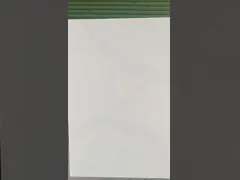 Отполированный белый камень для верхних частей тщеты, плитка 3000*1400mm кварца Calacata стены video