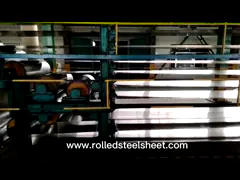 Material de construcción de la bobina de acero galvanizado laminado en frío Espeso de la bobina de acero alucinado 0,14 mm