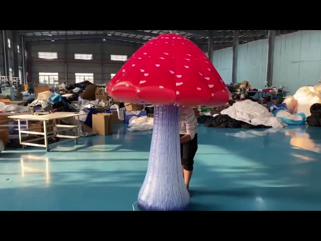 Stage Decoration 2.5m Inflatable Mushroom With Led Light