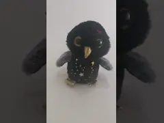 7.09in 0.18M Talking Back Cute Halloween Snowy Owl Stuffed Animal