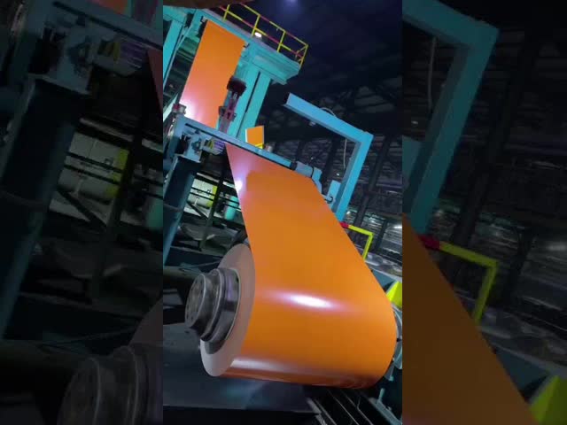 0.325m m PE pintan la bobina de acero galvanizada prepintada 70 HRB El video