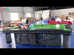 Inflatable Party Games Big Human Inflatable Sports Games Snooker Pool Table Logo Printing