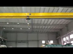 Нагрузка надземного крана 20t прогона электрической лебедки одиночная для мастерской video